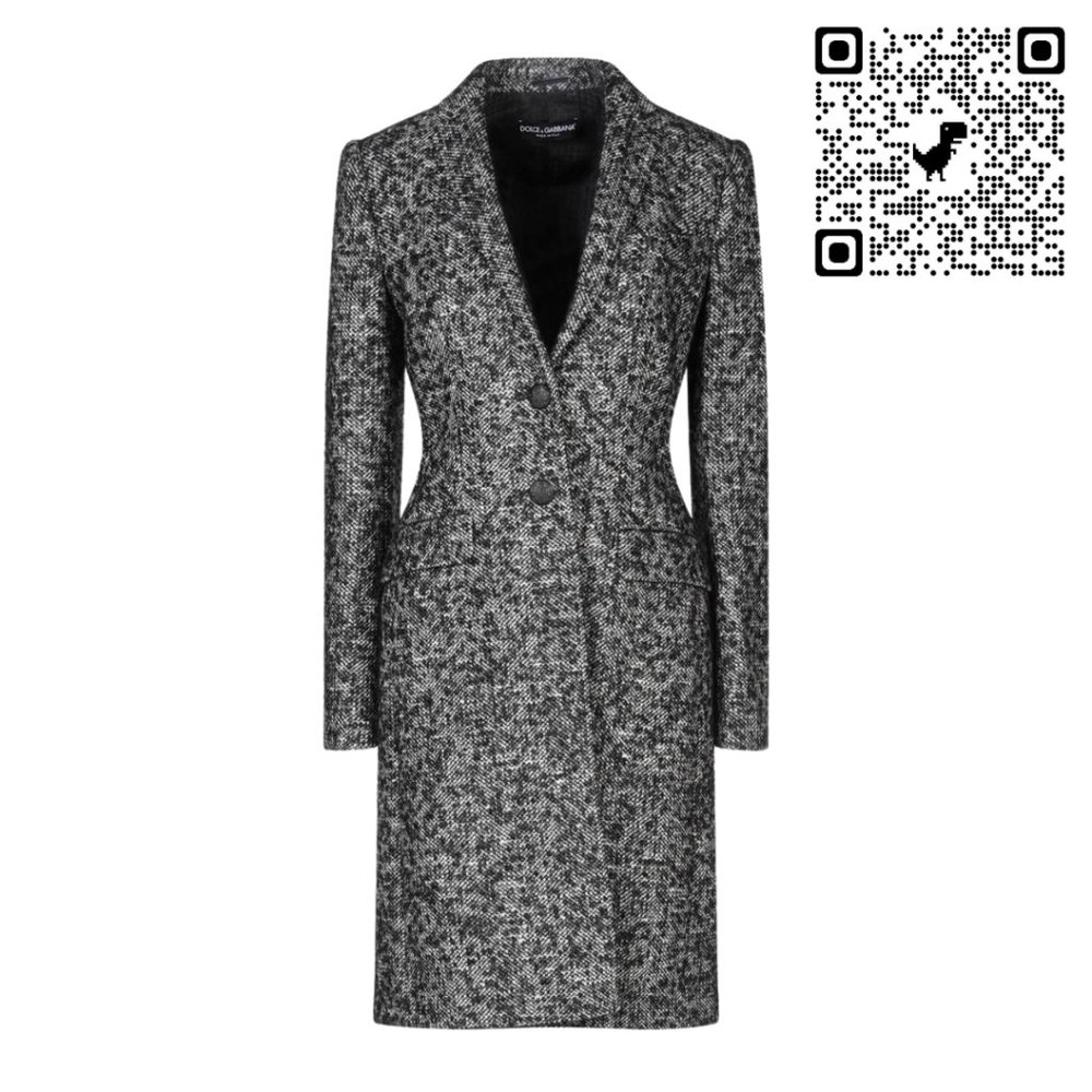 DOLCE & GABBANA Single-Breasted Wool Trench Coat